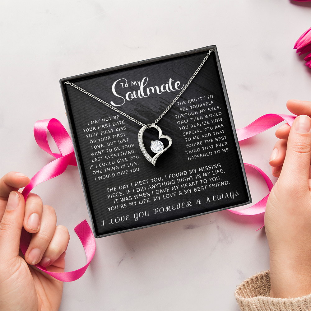 To My Soulmate Forever Love Necklace