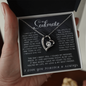 To My Soulmate Forever Love Necklace