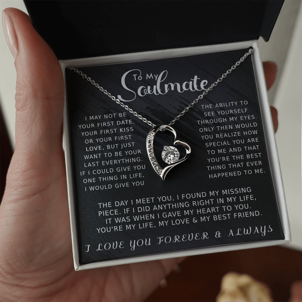 To My Soulmate Forever Love Necklace
